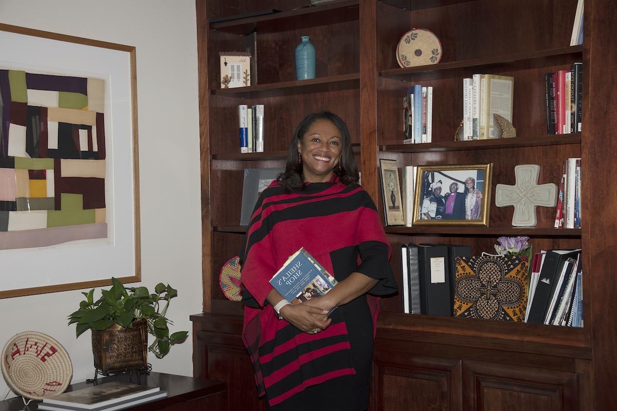 Kim Denu Provost in her office